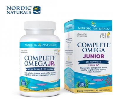 Nordic Naturals 挪帝克 青少年DHA补脑鱼油软胶囊 90粒（6-12岁适用）【由于气候差异造成产品在运输途中出现物理变化（融化、断裂、变形、结冰等）的情况，快递公司不予理赔，介意慎拍】